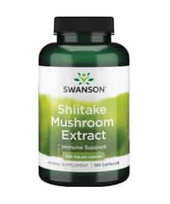 Shiitake svampextrakt, 500mg - 120 kapslar