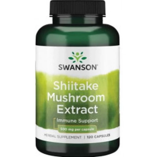 Shiitake svampextrakt, 500mg - 120 kapslar