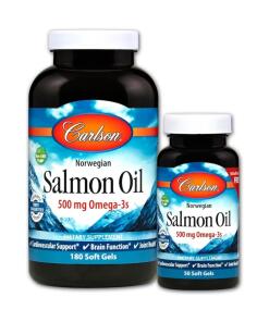 Carlson Labs - Norwegian Salmon Oil - 180 + 50 softgels