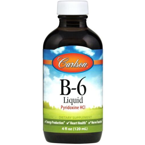 Carlson Labs - Vitamin B-6 - Pyridoxine HCI 120 ml.