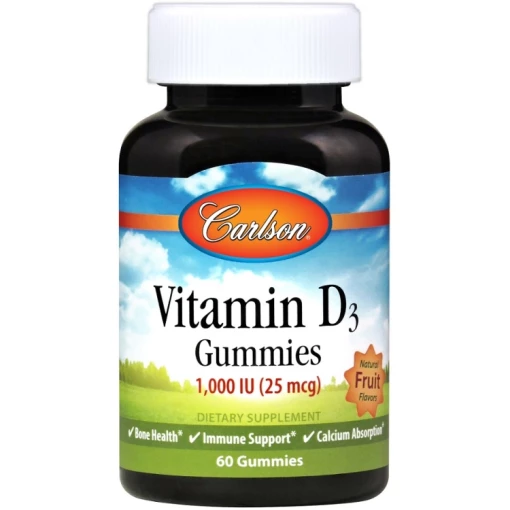 Carlson Labs - Vitamin D3 Gummies 60 gummies