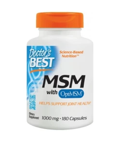 Doctor's Best - MSM with OptiMSM 1000mg - 180 caps