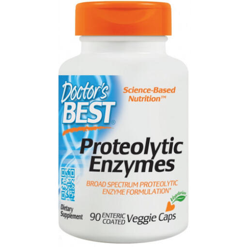 Doctor's Best - Proteolytic Enzymes - 90 vcaps