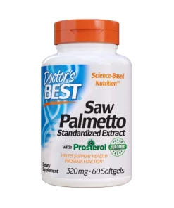 Doctor's Best - Saw Palmetto Standardized Extract 320mg - 60 softgels