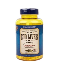 Holland & Barrett - Cod Liver Oil 410mg - 250 softgels