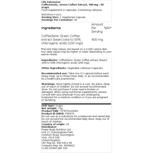 Green Coffee Extract