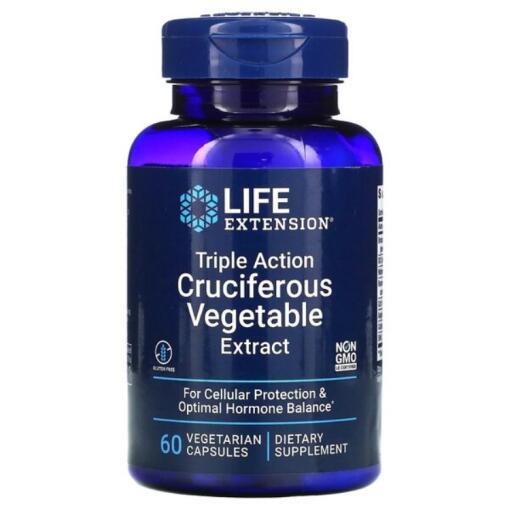 Life Extension - Triple Action Cruciferous Vegetable Extract 60 vcaps