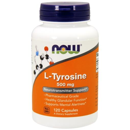 NOW Foods - L-Tyrosine 500mg - 120 caps