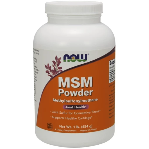 NOW Foods - MSM Methylsulphonylmethane Powder - 454 grams