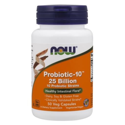 NOW Foods - Probiotic-10 25 Billion - 50 vcaps