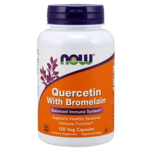 NOW Foods - Quercetin with Bromelain - 120 vcaps