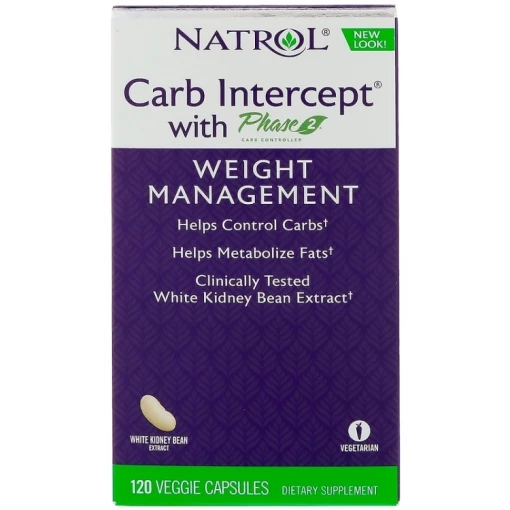 Natrol - Carb Intercept with Phase 2 - 120 vcaps