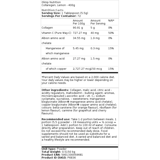 Lemon - 400g