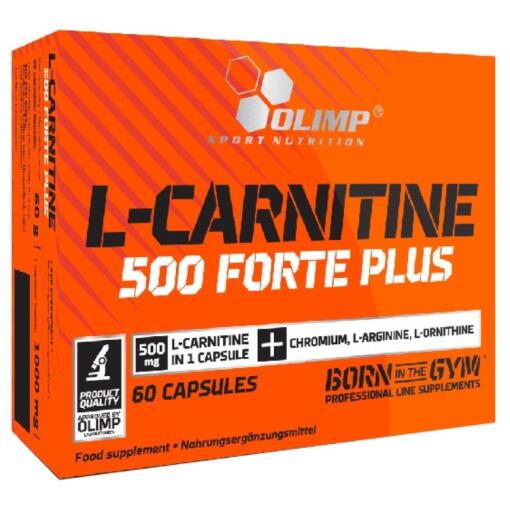 Olimp Nutrition - L-Carnitine 500 Forte Plus - 60 caps