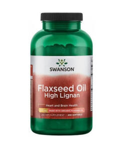 Swanson - Flaxseed Oil High Lignan - 200 softgels