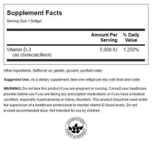 Swanson - Vitamin D-3