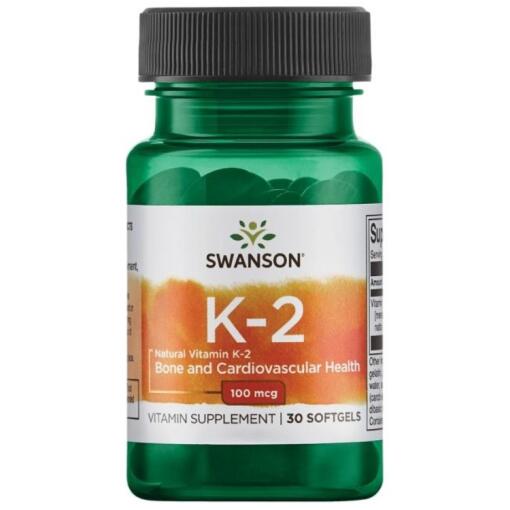 Swanson - Vitamin K-2 100mcg - 30 softgels