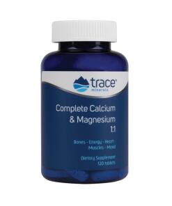 Trace Minerals - Complete Calcium & Magnesium 1:1 - 120 tablets