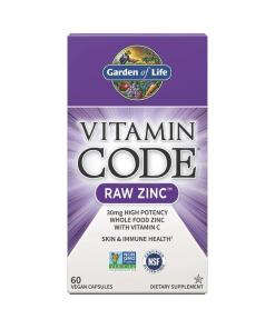 Vitamin Code Raw Zinc - 60 vegan caps