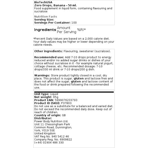 BioTechUSA - Zero Drops
