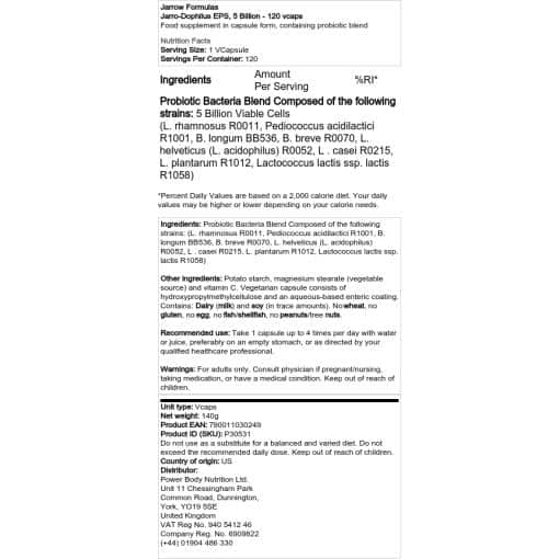 Jarrow Formulas - Jarro-Dophilus EPS