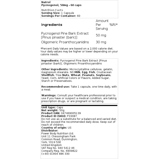 Natrol - Pycnogenol