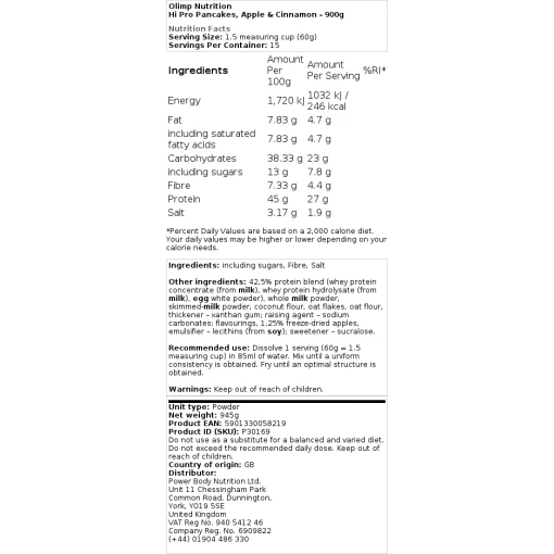 Olimp Nutrition - Hi Pro Pancakes
