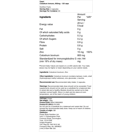 Osavi - Colostrum Immuno