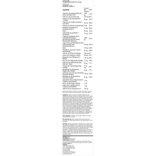 Seeking Health - Prenatal Essentials Methyl-Free - 60 vcaps