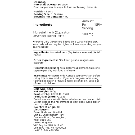 Swanson - Horsetail