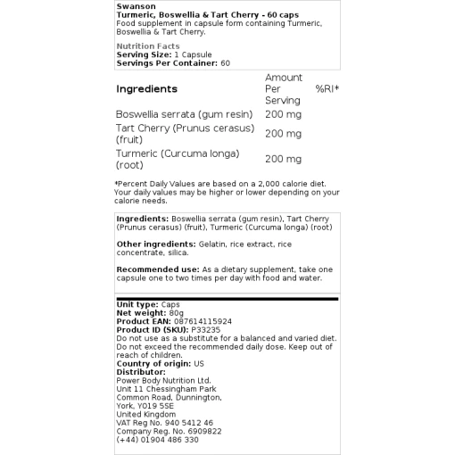 Swanson - Turmeric