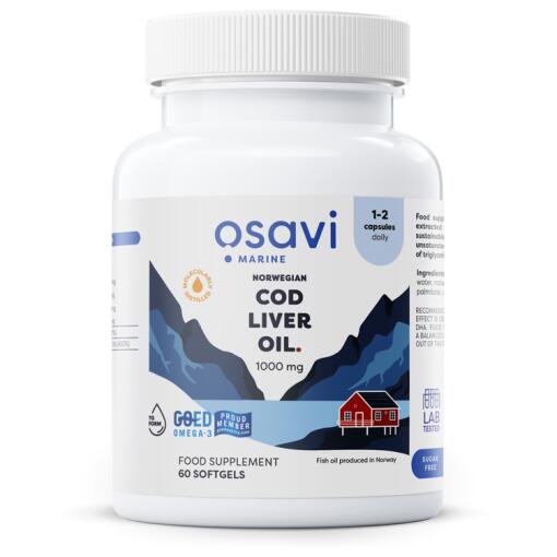 Norwegian Cod Liver Oil Softgels