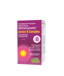 Natural Factors Biocoenzymated Active B Complex (120 Capsules)