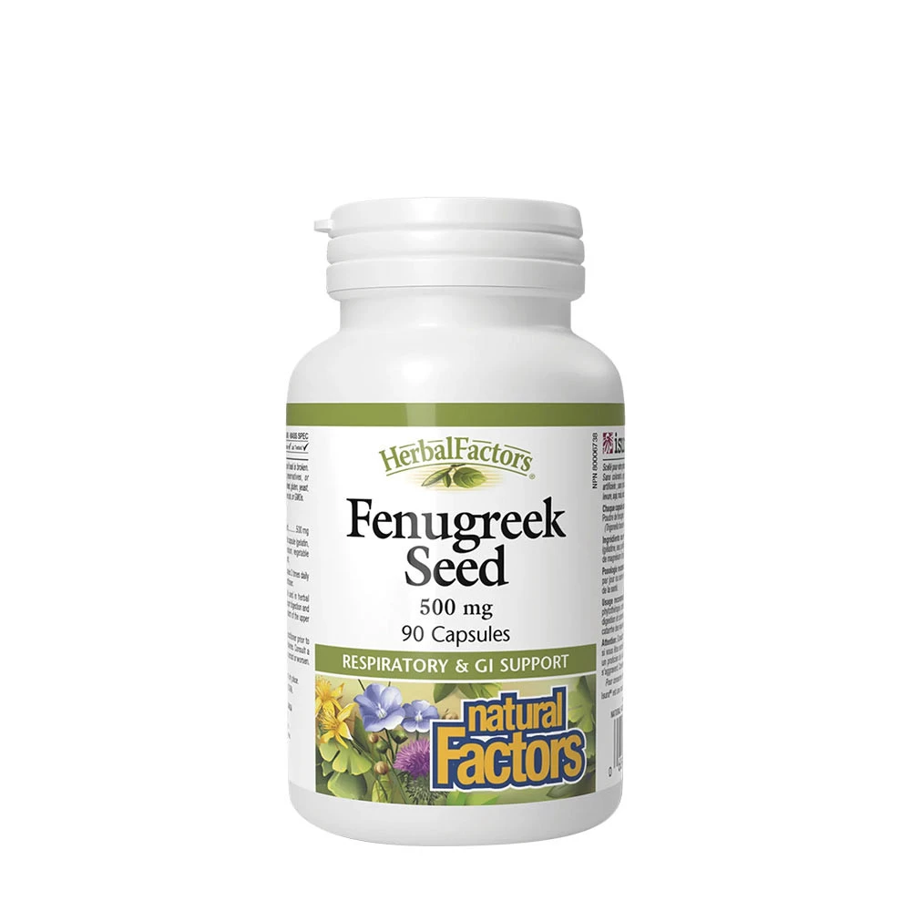 Natural Factors Fenugreek Seed 500 mg