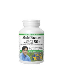 Natural Factors Men’s 50+ MultiFactors (90 Capsules)
