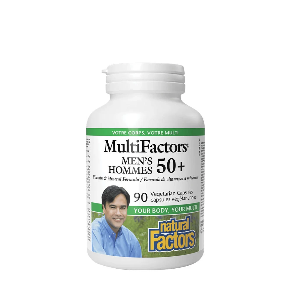Natural Factors Men’s 50+ MultiFactors (90 Capsules)