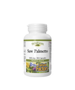 Natural Factors Saw Palmetto 500 mg (90 Capsules)