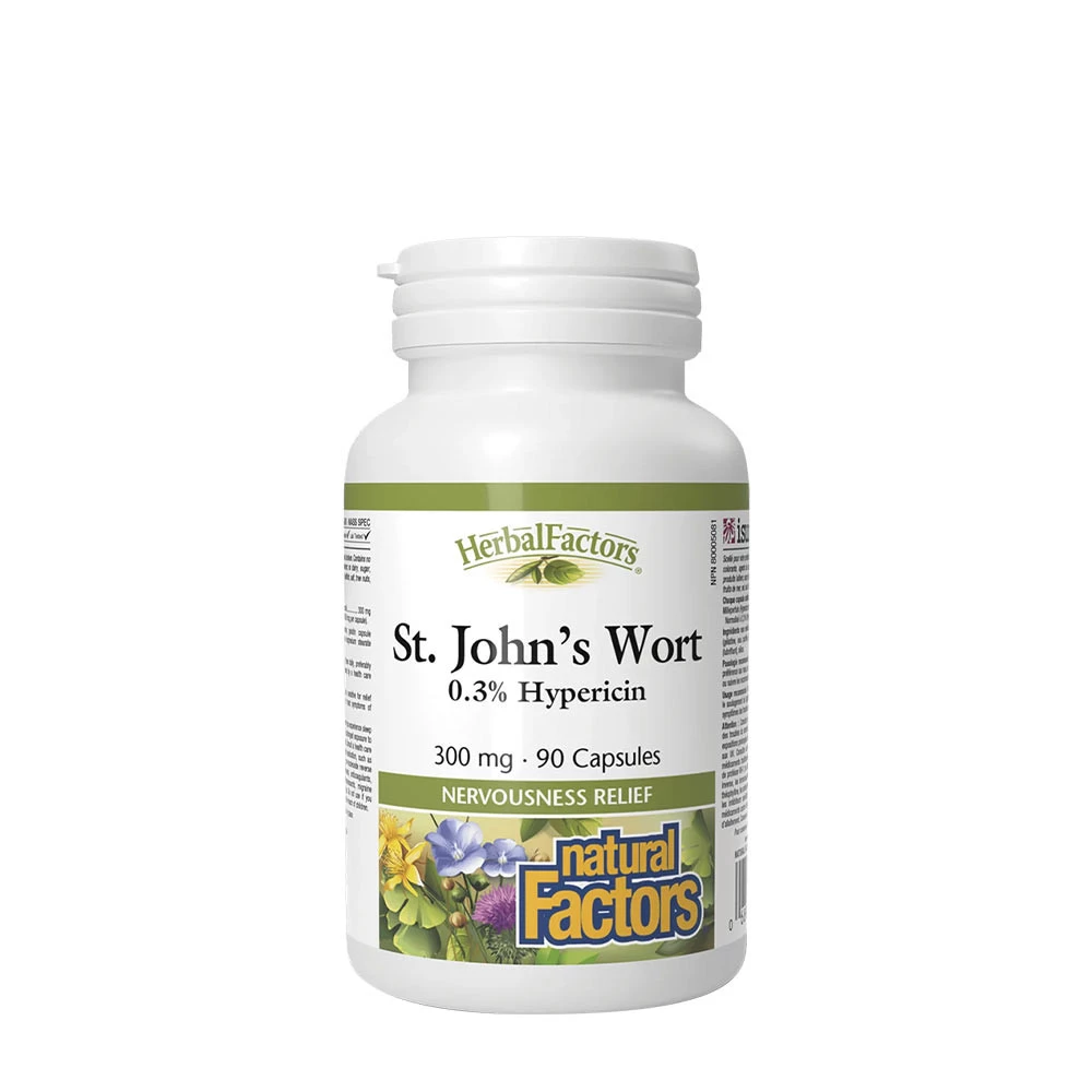 Natural Factors St. John's Wort 300 mg (90 Capsules)