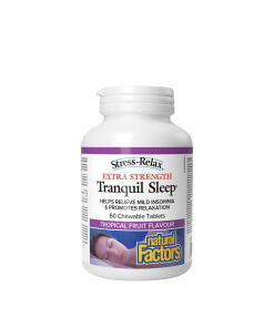 Natural Factors Tranquil Sleep Extra Strength (60 Chewables