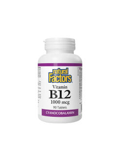 Natural Factors Vitamin B12 1000 mcg (90 Tablets)