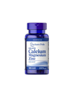 Puritans Pride Chelated Calcium Magnesium Zinc (100 Capsules)