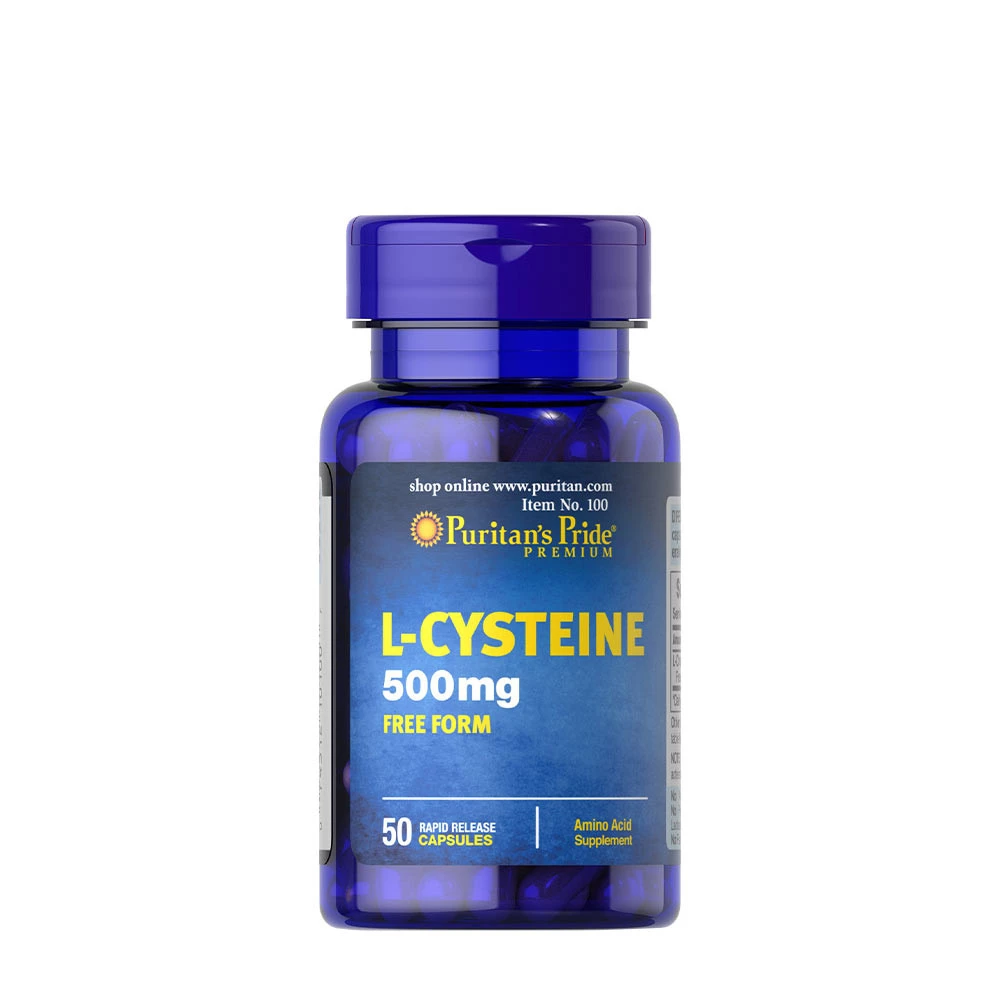 Puritans Pride L-Cysteine 500 mg (50 Capsules)