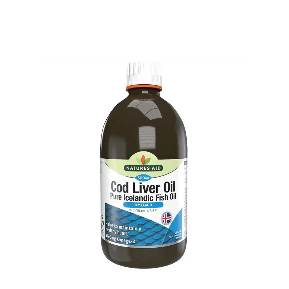 Natures Aid Cod Liver Oil (500 ml)