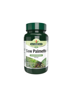 Natures Aid Saw Palmetto Standardised 500 mg (90 Tablets)