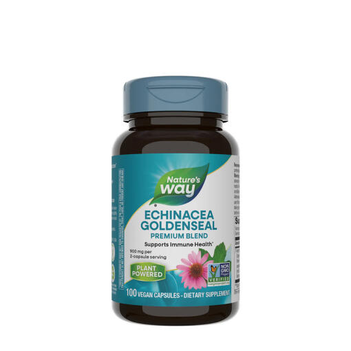 Natures Way Echinacea Goldenseal Premium Blend (100 Capsules)