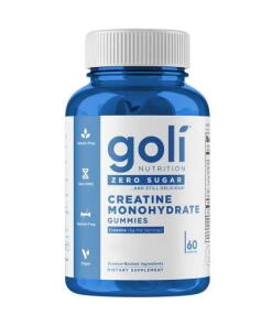 GOLI NUTRITION Creatine Monohydrate Zero Sugar (60 gummies)