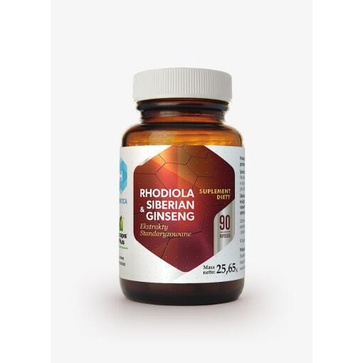 HEPATICA Rhodiola & Siberian Ginseng (90 caps)