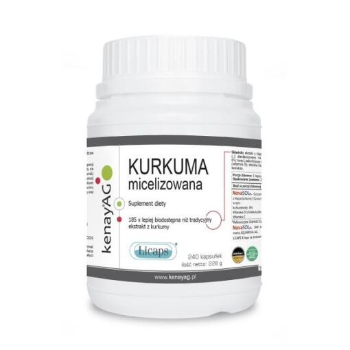 KENAY Micelle CURCUMIN Licaps (240 caps)