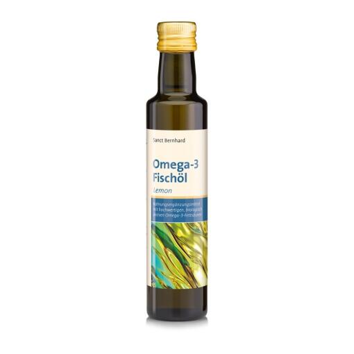 KRAUTERHAUS SANCT BERNHARD Omega 3 Fish Oil Lemon (250 ml / 8