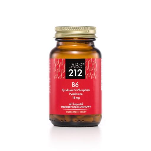 LABS212 Vitamin B6 Pyridoxal 5'-Phosphate + Pyridoxine (60 caps)